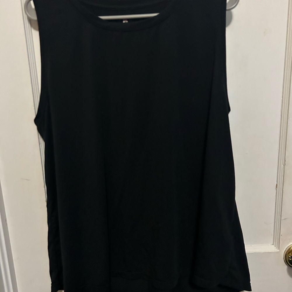 Lalagen Classic Black Workout Tank Top